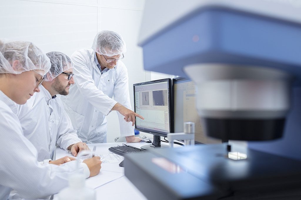 Evaluation at the IR microscope