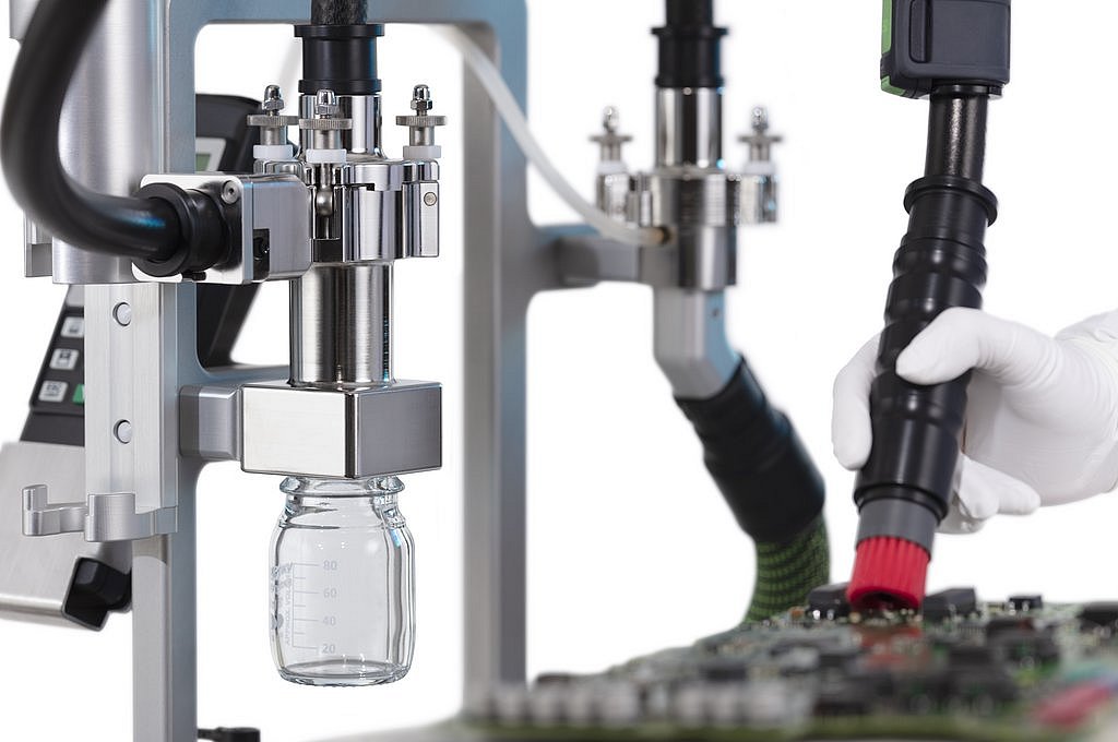 Particle extraction via cyclone unit C|PS²