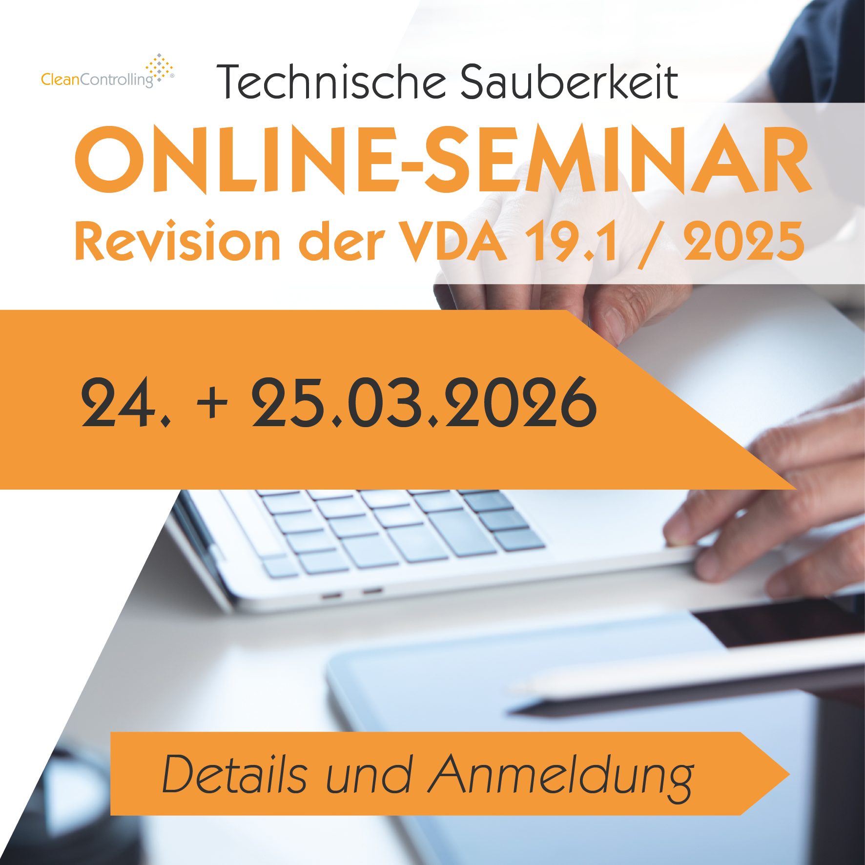 Online-Seminar zur Revision der VDA 19.1 von 2025 - 24.-25.03.2026 (20505) Logo